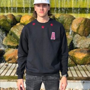 Aloni Red Logo Sweatshirt